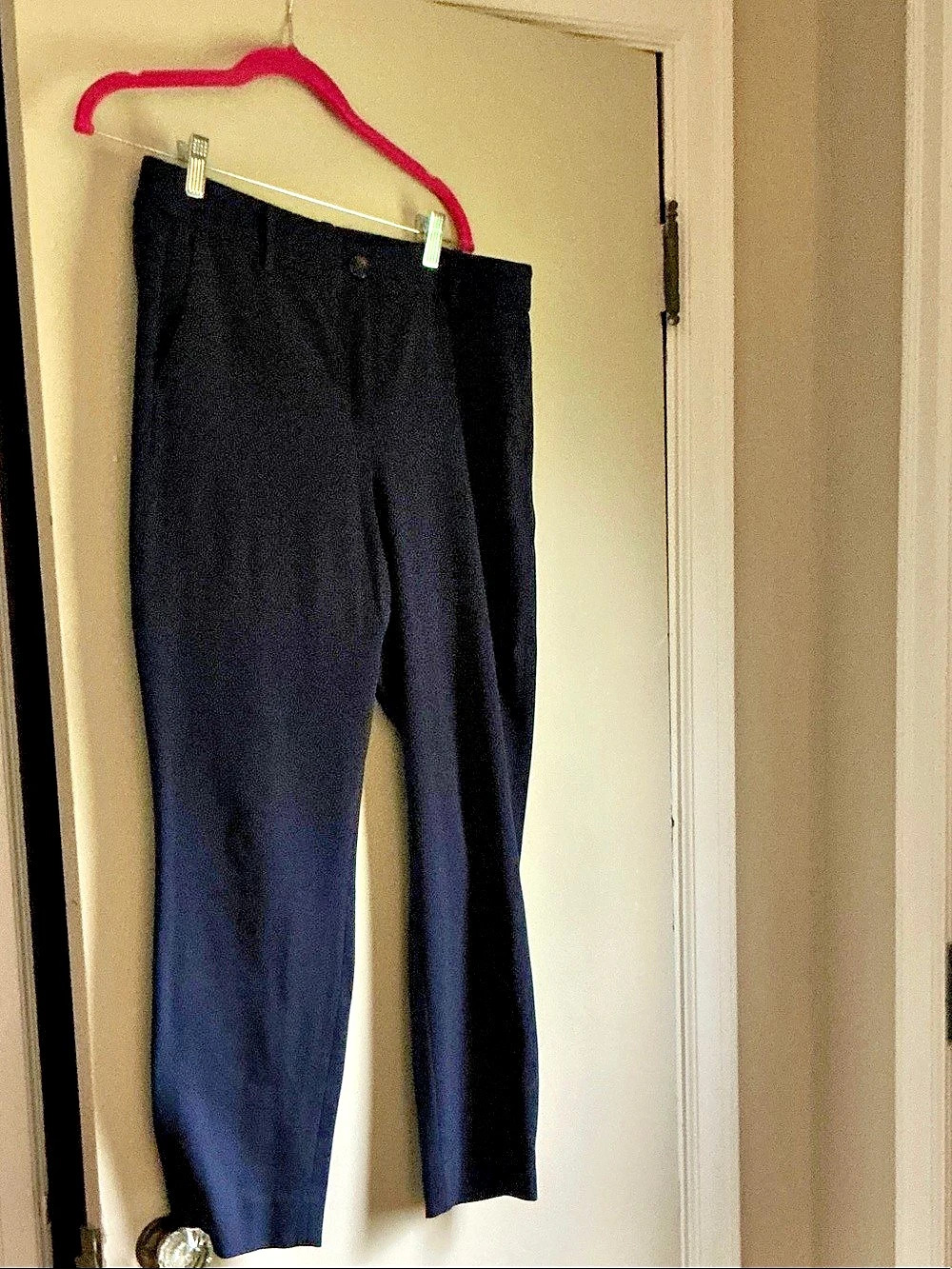 J.Crew straight leg pants in blue Size 10